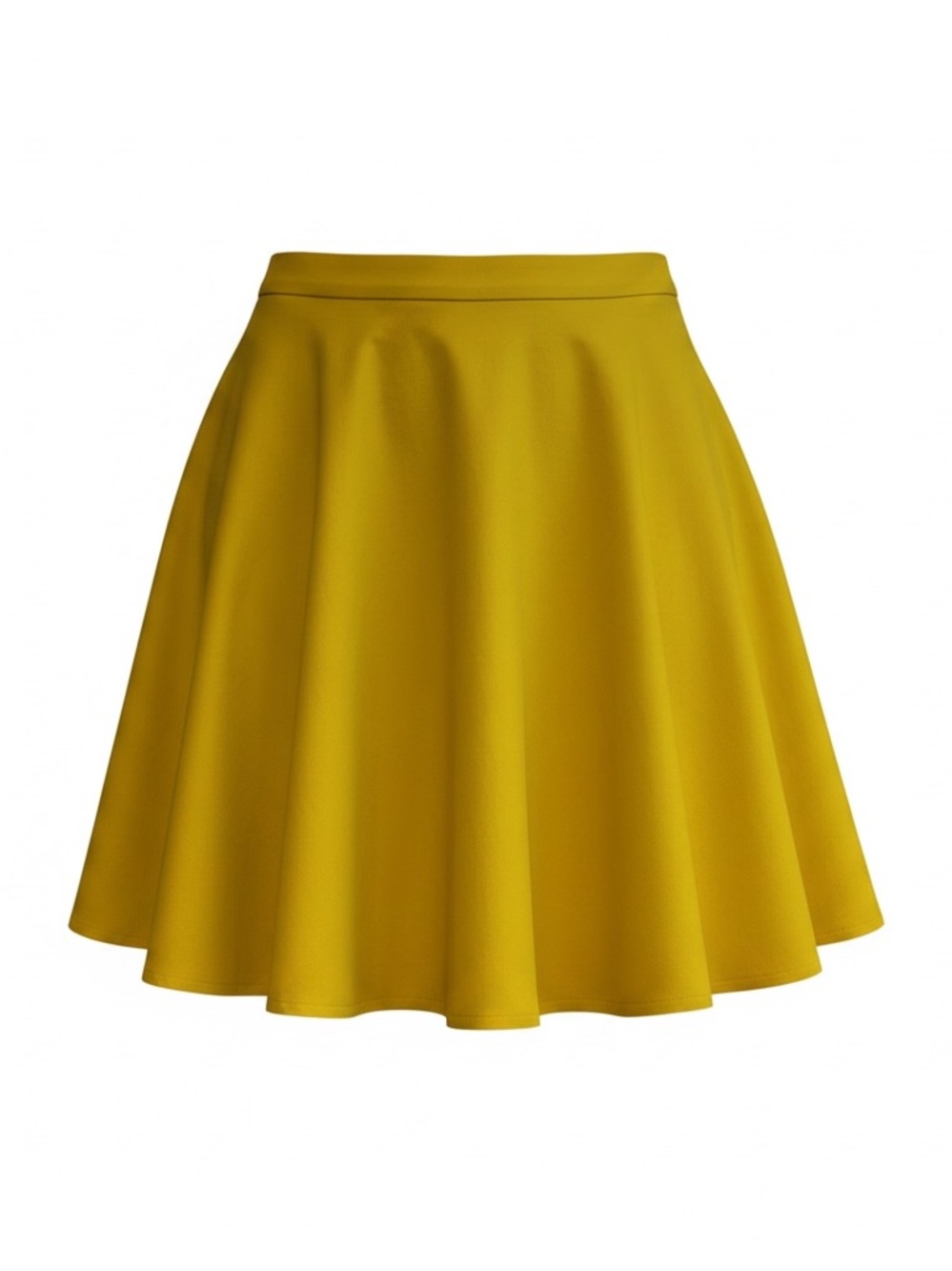 Eloquii Golden Yellow Circle Skirt